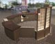 3D Maya Rendering of Kiosk for Rosen Centre Hotel